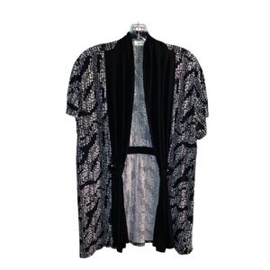 Vintage Short Sleeve Open Front Cardigan Women’s Size XL | Y2K Romantic 90s